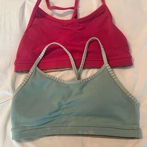 lululemon athletica Red and Blue Bras